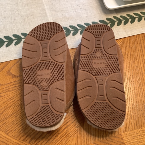 LAMO Ladies Sheepskin Wrap Slippers Chestnut Size XL. 9-10 - Picture 10 of 12